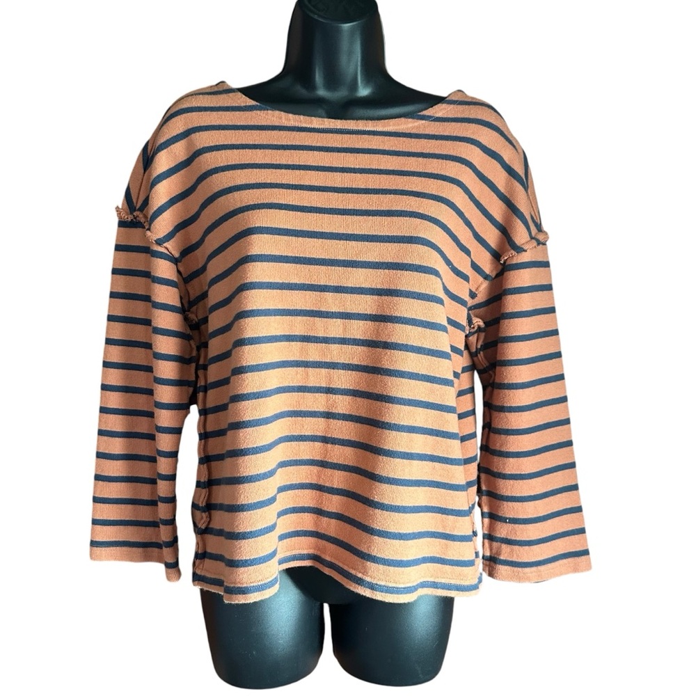 Madewell Thick 3/4 Sleeve Top Size M